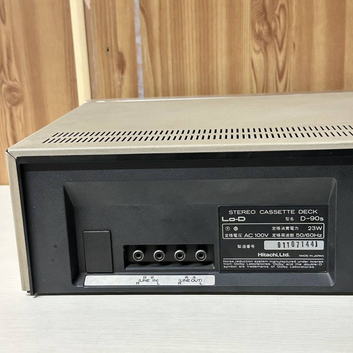 Lo-D D-90S ステレオカセットデッキ オーディオ 音響機材 ジャンク
