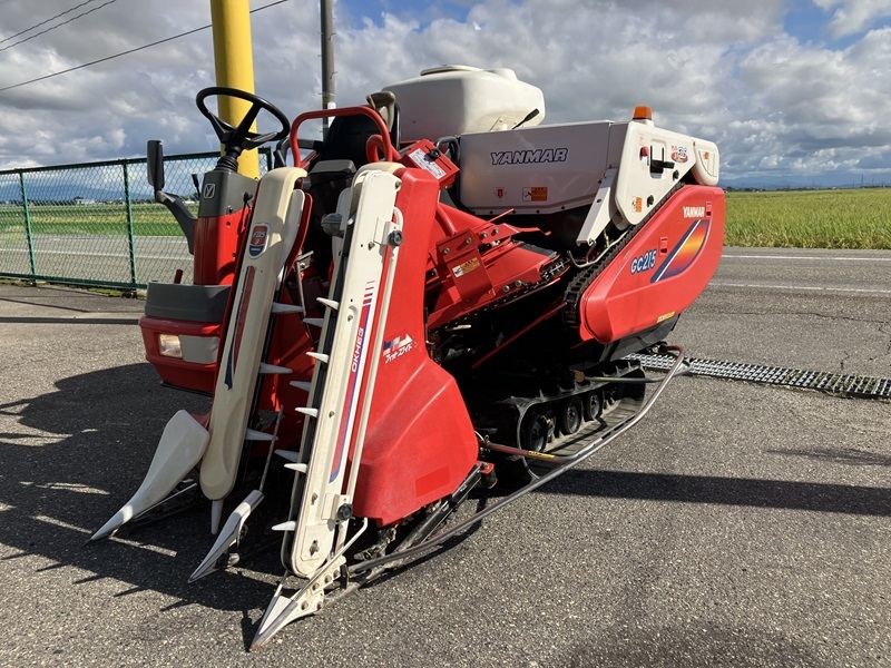 ヤンマー YANMAR 2条刈り コンバイン GC215 デバイダ付 ディーゼル