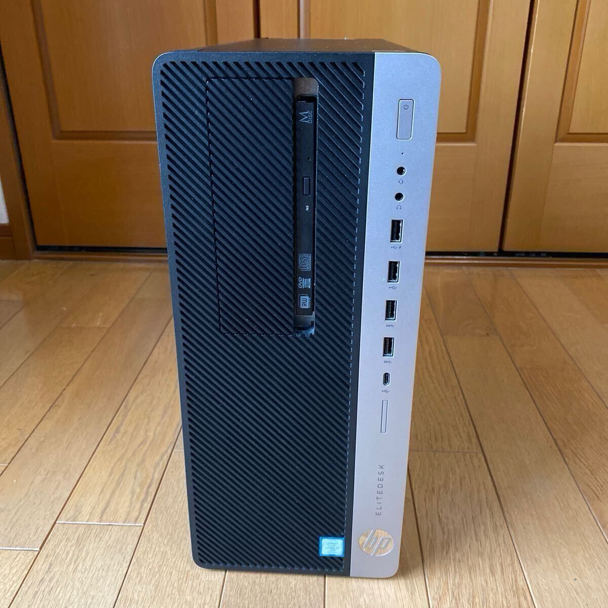 HP EliteDesk 800 G3 TWR、Windows10 pro 、CPU i7-7700、SSD 512G 、HDD 1TB、 メモリ4GBx2=8GB DVD付き 「先日迄使用しておりました」_1