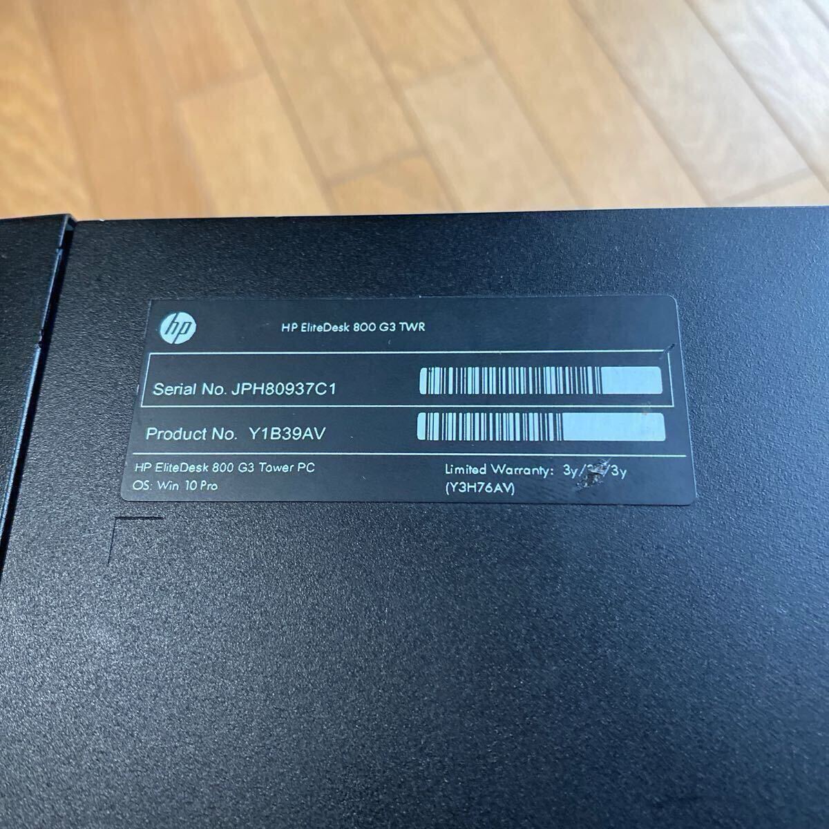HP EliteDesk 800 G3 TWR、Windows10 pro 、CPU i7-7700、SSD 512G 、HDD 1TB、 メモリ4GBx2=8GB DVD付き 「先日迄使用しておりました」_4