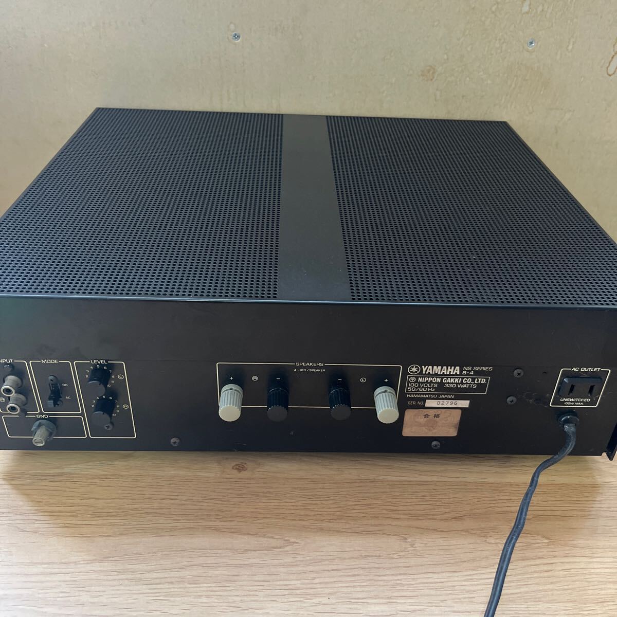 ZD●505 YAMAHA ヤマハ パワーアンプ B-4_5