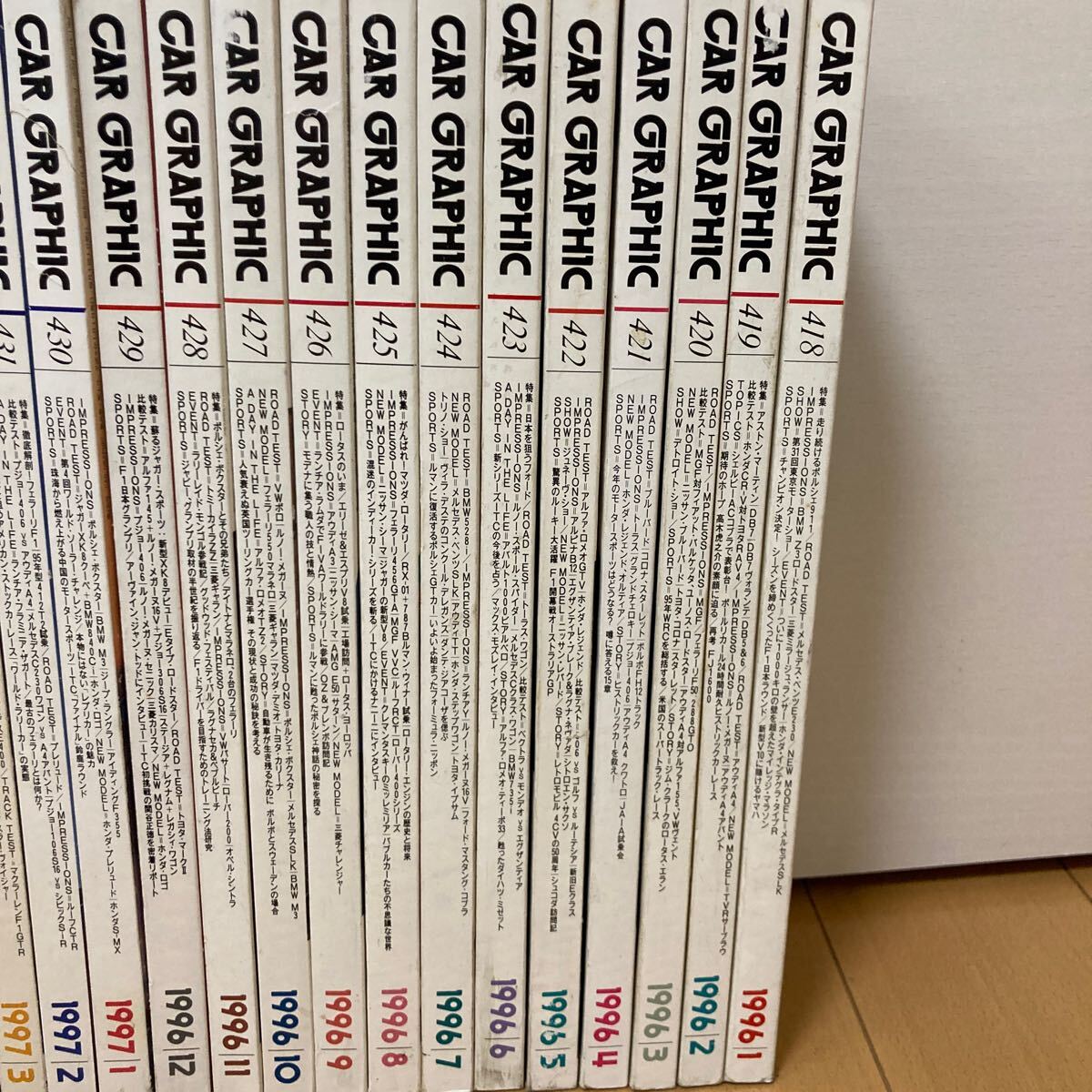 カーグラフィック CAR GRAPHIC 1996年12冊_1