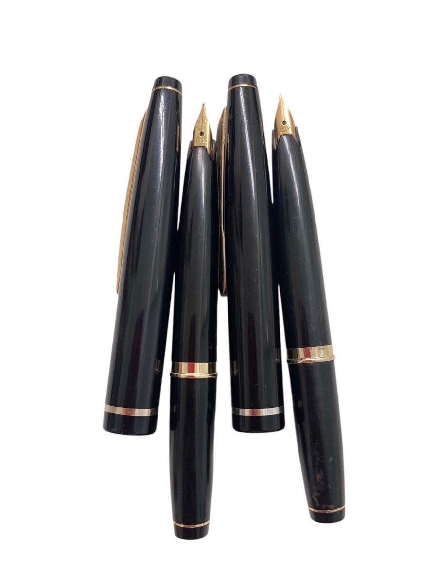 セーラー sailor 万年筆 ペン先21K 2本セット 21金 ゴールド レトロ