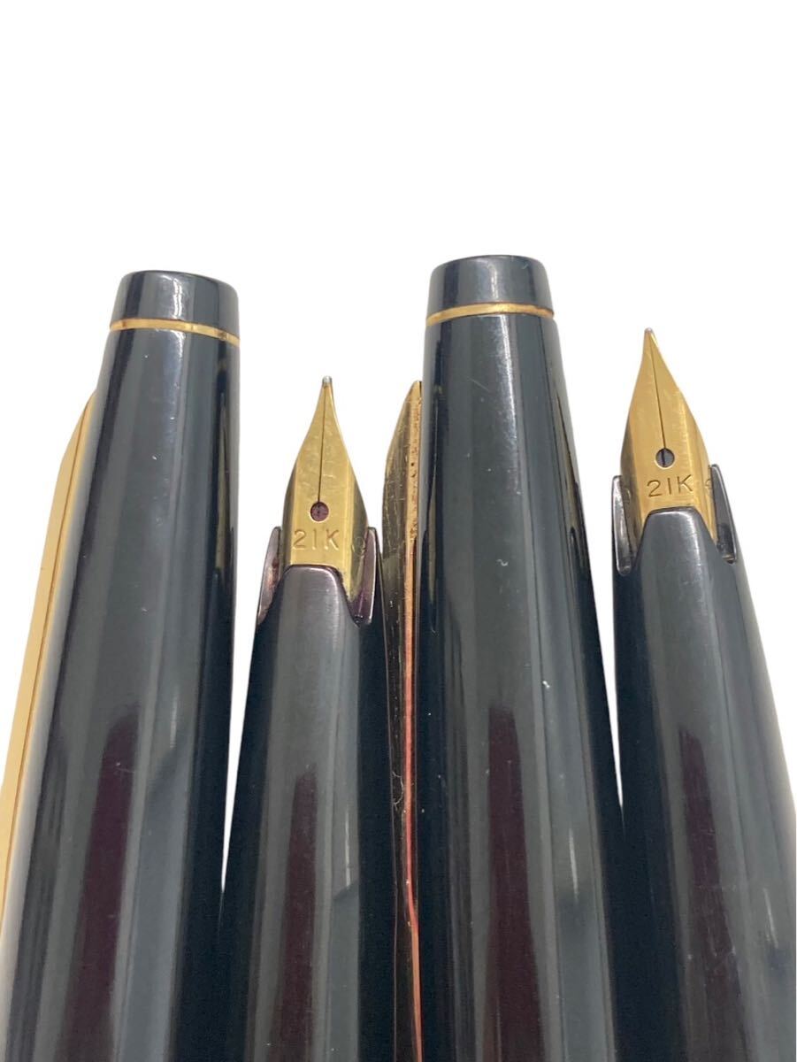 セーラー sailor 万年筆 ペン先21K 2本セット 21金 ゴールド レトロ