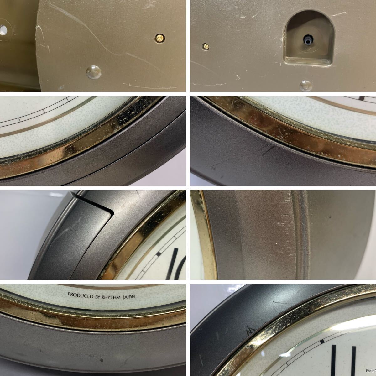 からくり時計　Small World HOURLY SOUND　スモールワールド　 4MH638　 壁掛け時計　 掛け時計　 掛時計　中古品　通電確認済　_10