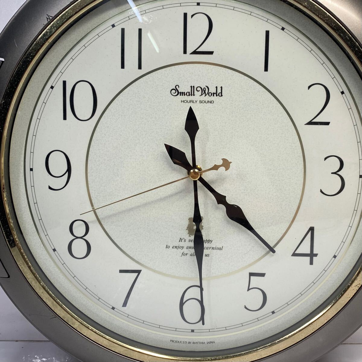 からくり時計　Small World HOURLY SOUND　スモールワールド　 4MH638　 壁掛け時計　 掛け時計　 掛時計　中古品　通電確認済　_2