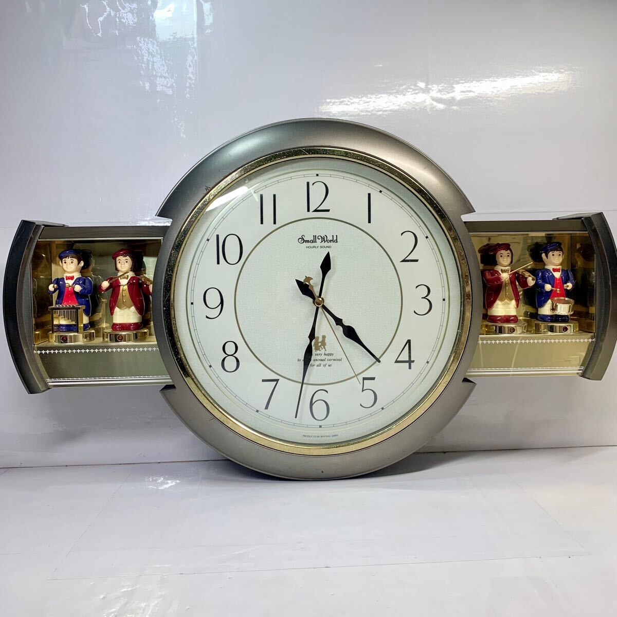 からくり時計　Small World HOURLY SOUND　スモールワールド　 4MH638　 壁掛け時計　 掛け時計　 掛時計　中古品　通電確認済　_3