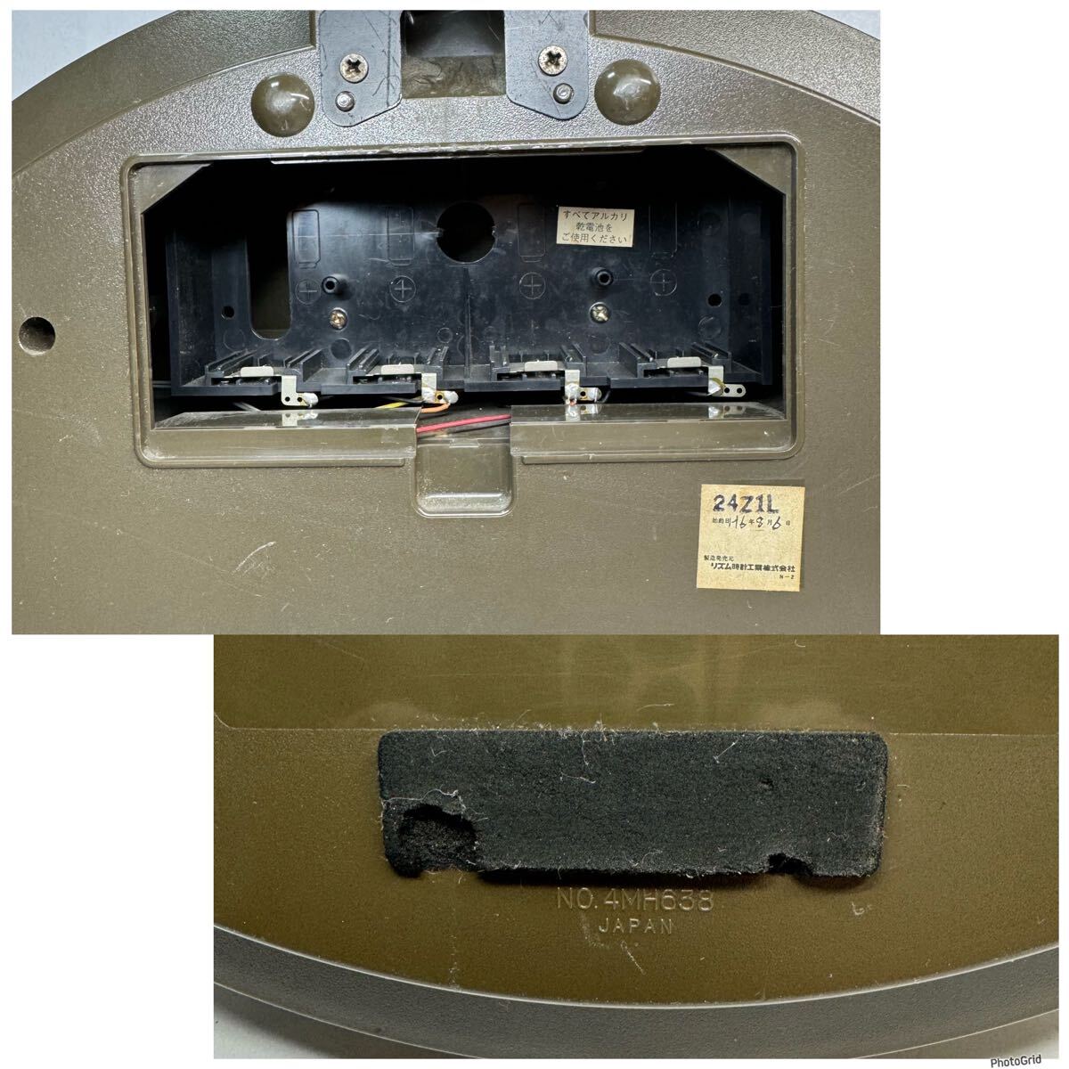 からくり時計　Small World HOURLY SOUND　スモールワールド　 4MH638　 壁掛け時計　 掛け時計　 掛時計　中古品　通電確認済　_9