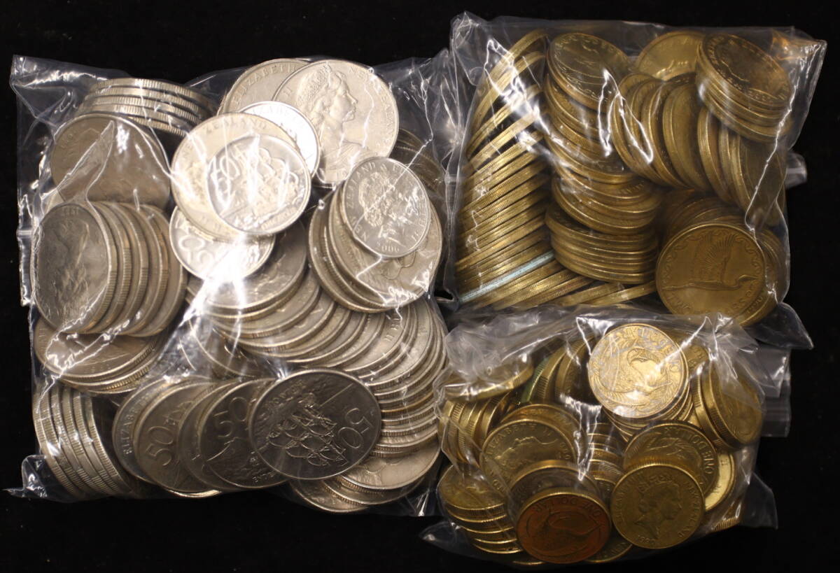 ニュージーランド ドル 計238ドル まとめて おまとめ 大量 2ドル 1ドル