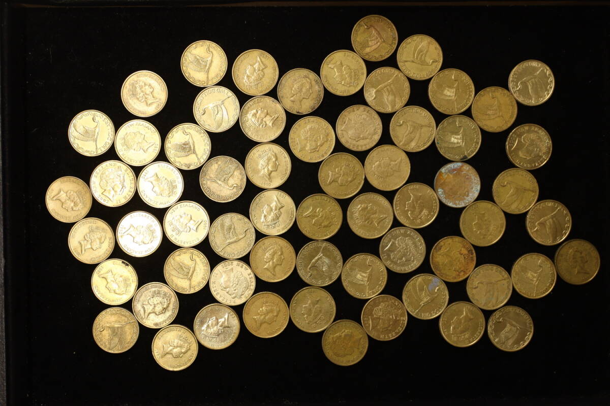 ニュージーランド ドル 計238ドル まとめて おまとめ 大量 2ドル 1ドル