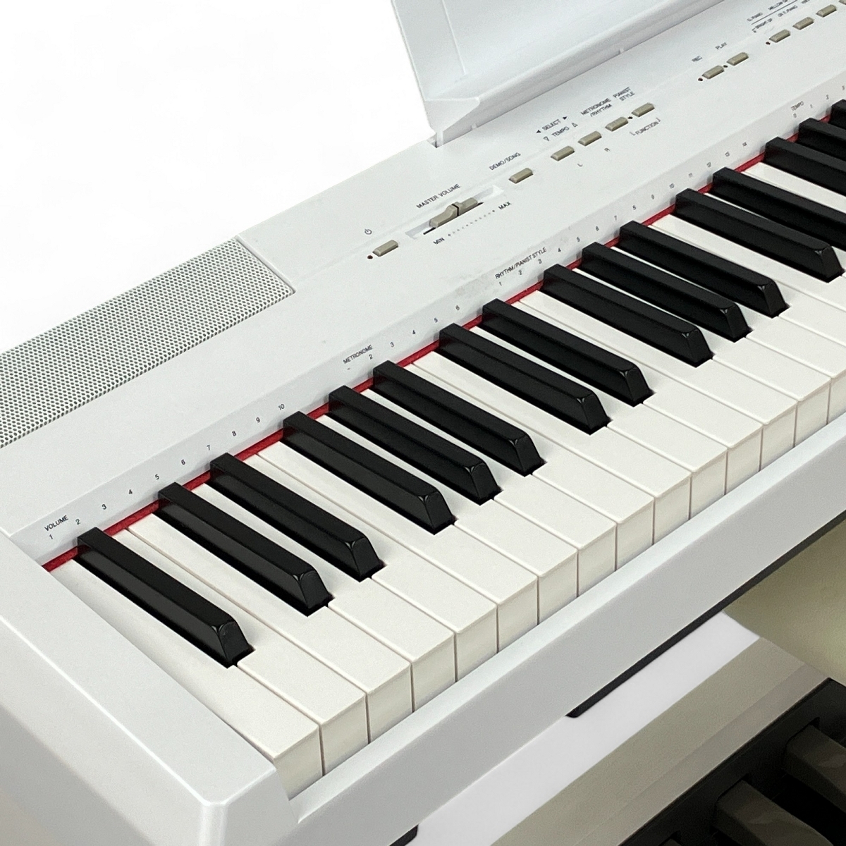 YAMAHA P-115WH 電子ピアノ 88鍵盤 楽器 ホワイト 2017年製 スタンド 
