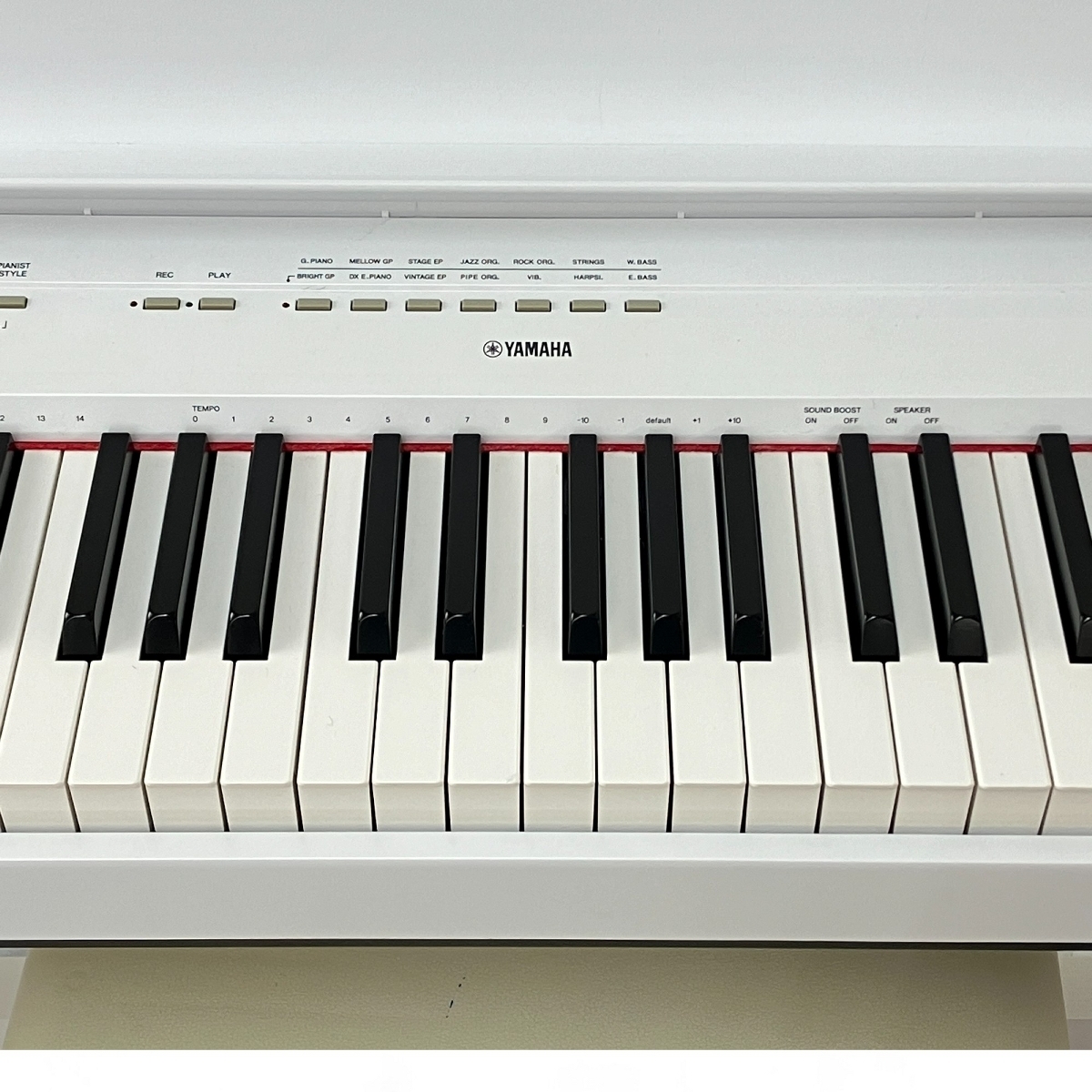 YAMAHA P-115WH 電子ピアノ 88鍵盤 楽器 ホワイト 2017年製 スタンド 