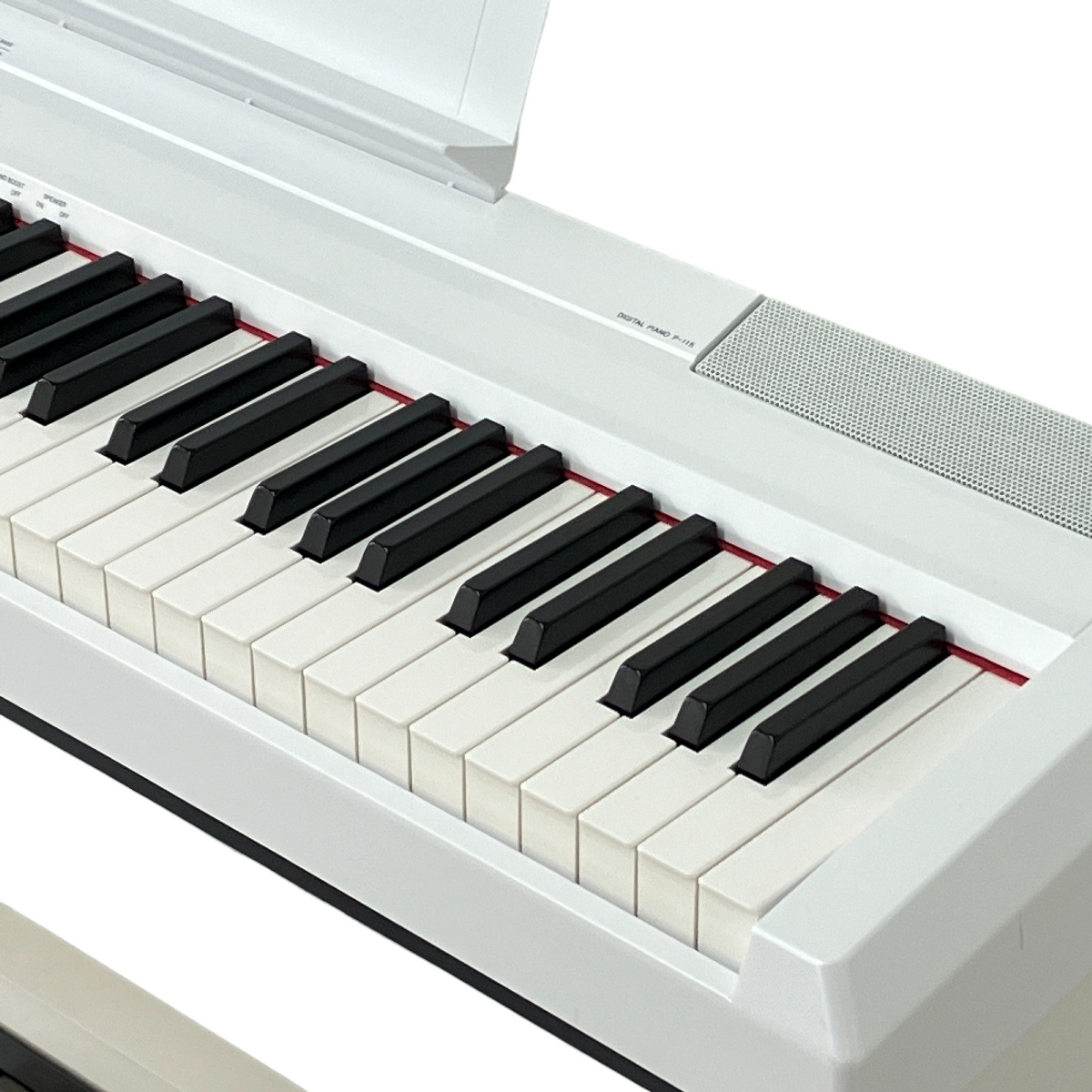 YAMAHA P-115WH 電子ピアノ 88鍵盤 楽器 ホワイト 2017年製 スタンド 