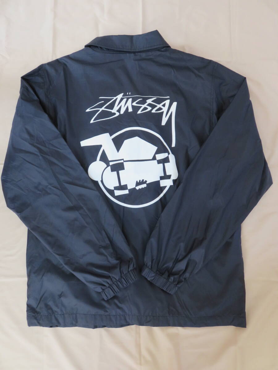＊希少＊stussy women コーチジャケット Mサイズ ☆激レア 2000年前半発売 正規品 1000円～ ※少々汚れ有☆STUSSY コーチ