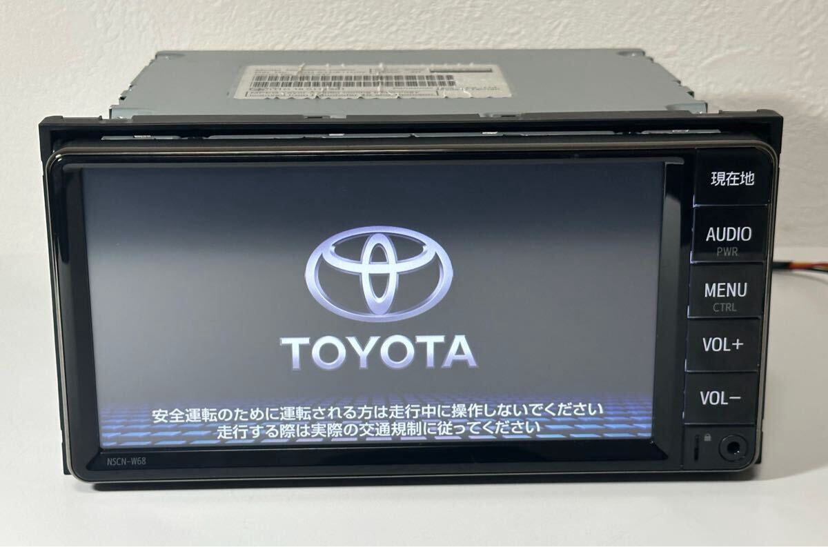 ☆地図2019年☆ TOYOTAトヨタ純正ナビ NSCN-W68 地デジワンセグTV/CD