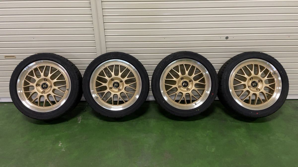 ほぼ未使用品！WORK VS XX 17インチ Direzza DZ101 215/45R17 7J+50 4H 
