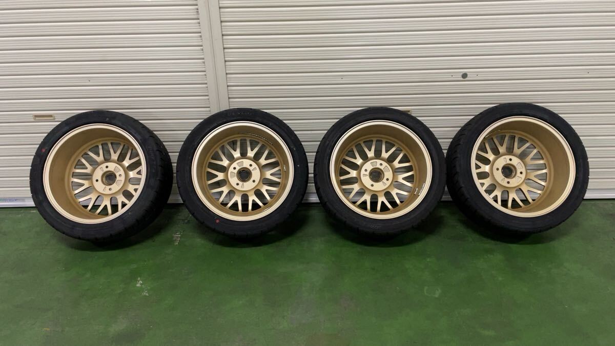 WORK VS メッシュ 17インチ タイヤホイール4本セット ほぼ未使用品！WORK VS XX 17インチ Direzza DZ101 215/45R17 7J+50 4H