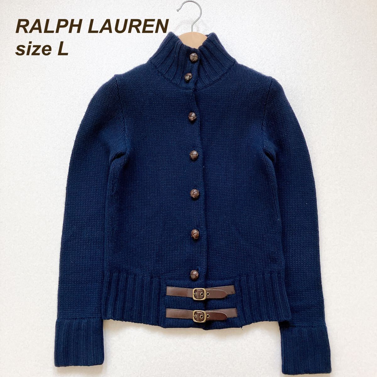 ラルフローレン Ralph Lauren カシミヤ混 ウール ニット セーター 