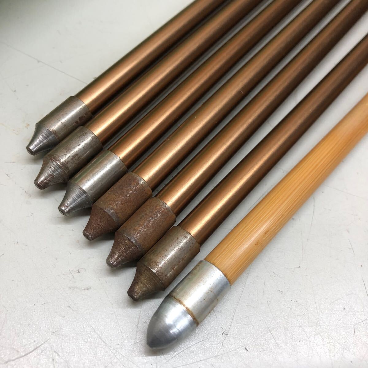 弓道 矢 EASTON XX75 2014 6本 / 巻藁矢 長尺 1本 約104cm ケース付き