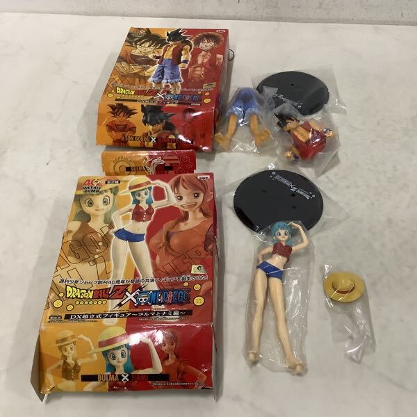 1円〜 ドラゴンボールZ×ONE PIECE DX組立式フィギュア ブルマとナミ編