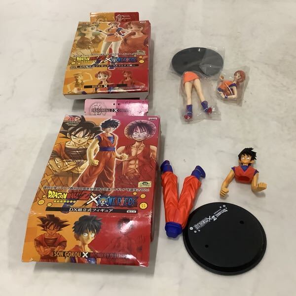 1円〜 ドラゴンボールZ×ONE PIECE DX組立式フィギュア ブルマとナミ編