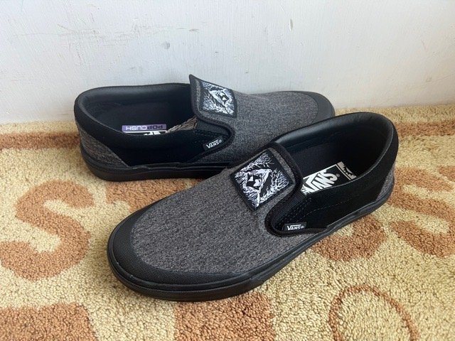 バンズ スリッポン Bmx 26.5cm グレー VANS BMX SLIP ON FAST AND LOOSE ファスト＆ルーズ