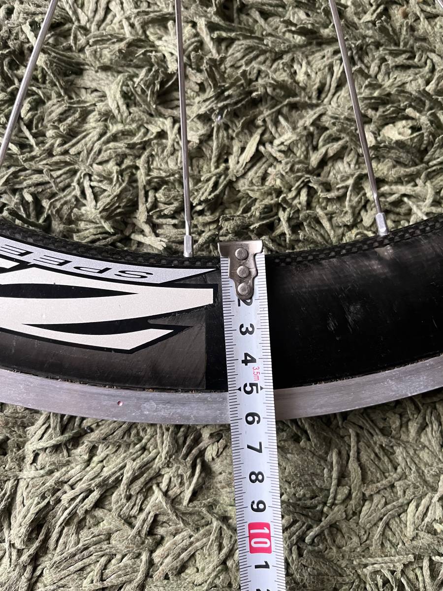 ZIPP 404 SPEED WEAPONRY カーボンホイール エアロスポーク　650C クリンチャー ロード リアホイール_10