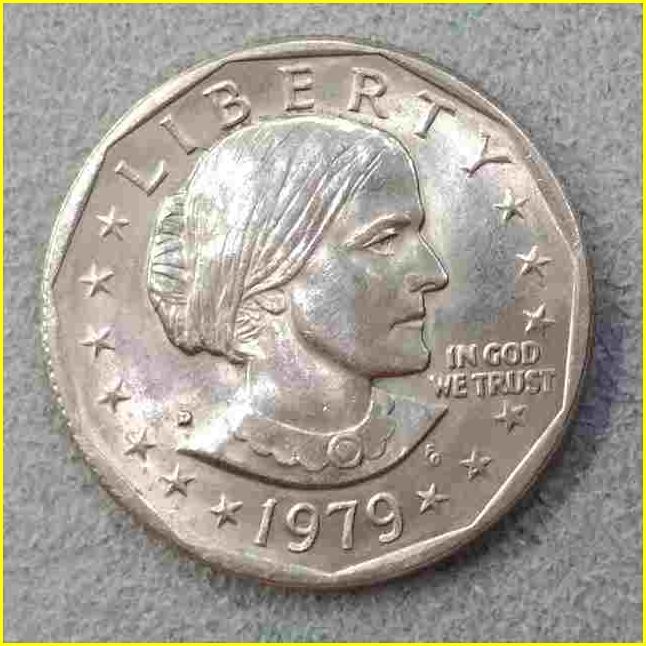 アメリカ 1ドル 硬貨/1979年】 ONE DOLLAR スーザンBアンソニー/コイン