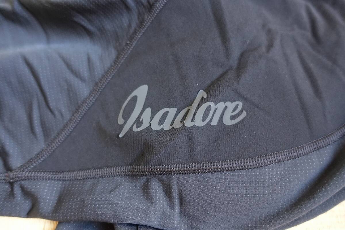 Isadore（イザドア）冬用サーマルビブニッカー 裏起毛 ブラック S(女性