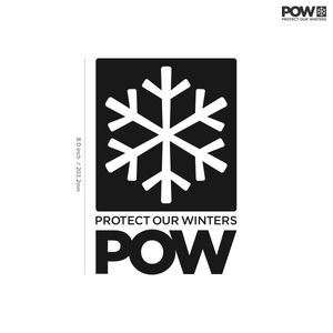 【POW】PROTECT OUR WINTERS★プロテクトアワーウインター★03★ダイカットステッカー★