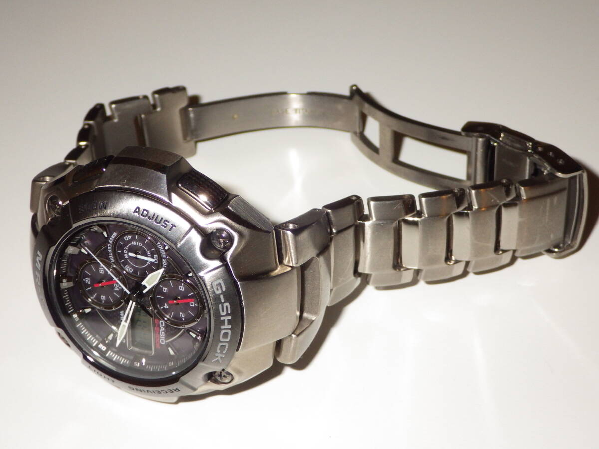 中古美品】CASIO カシオ MR-G MRG-7000DJ-1AJF G-SHOCK チタン 電波