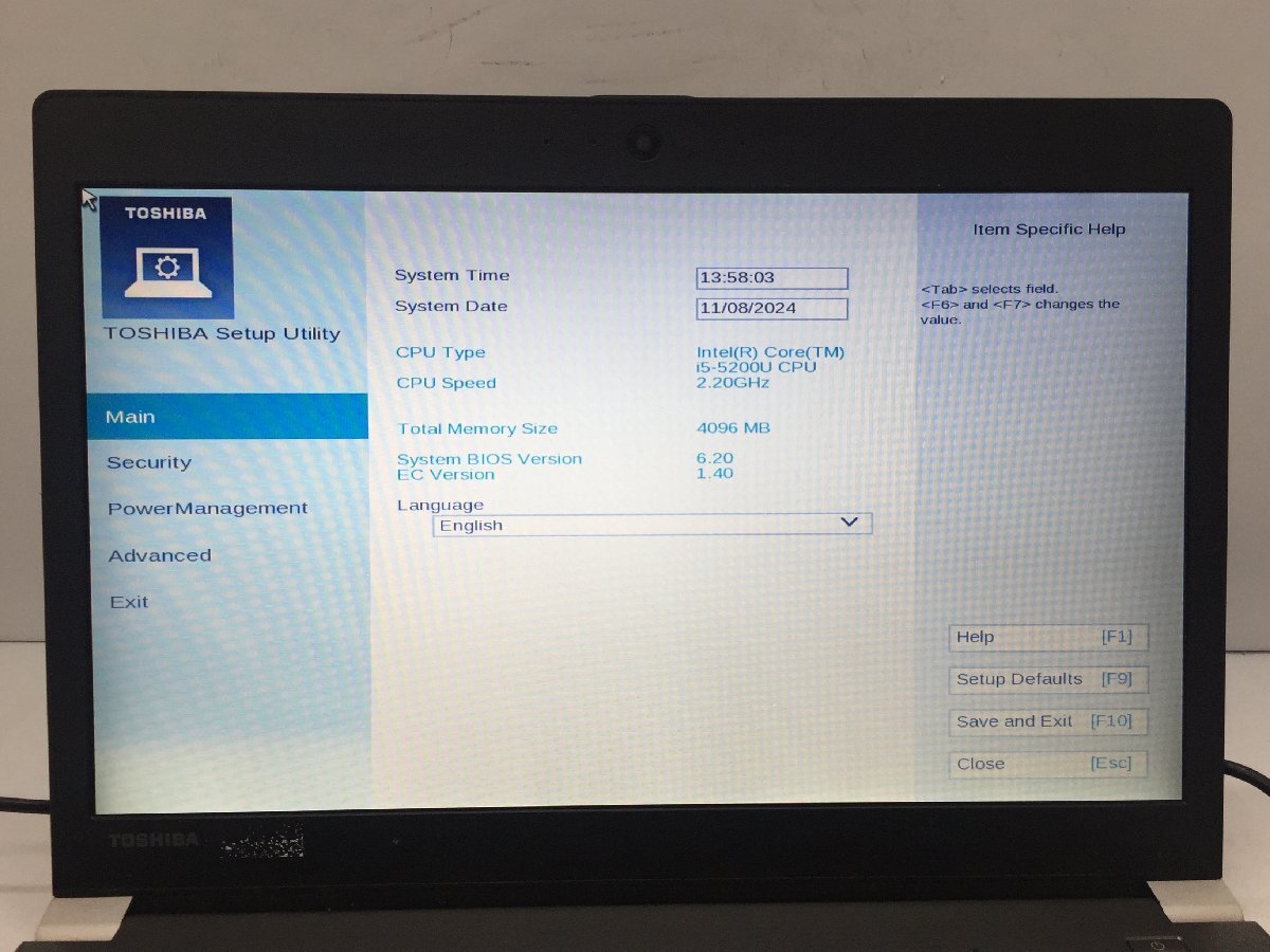 ジャンク/ TOSHIBA dynabook R63/P PR63PEAA647AD71 Intel Core i5