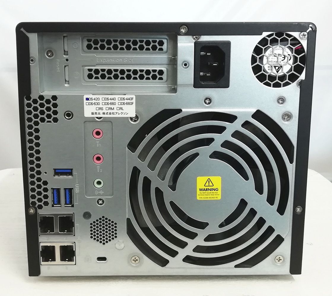 ALEXON Driven Shelter DS-420 4ベイ メモリ16GB 中古HDD 2.0TBx4 Qnap