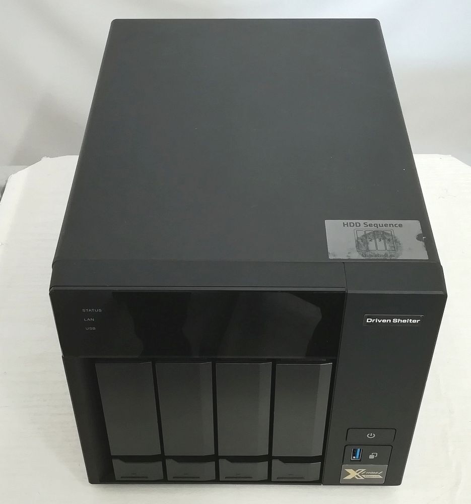 ALEXON Driven Shelter DS-420 4ベイ メモリ16GB 中古HDD 2.0TBx4 Qnap