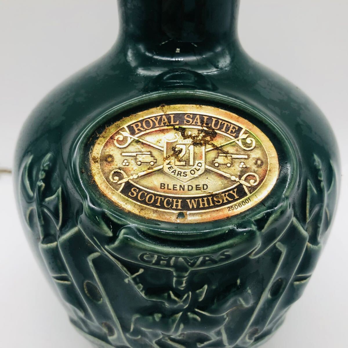 未開栓】ROYAL SALUTE 21年 ロイヤル サルート 緑 陶器 スコッチ