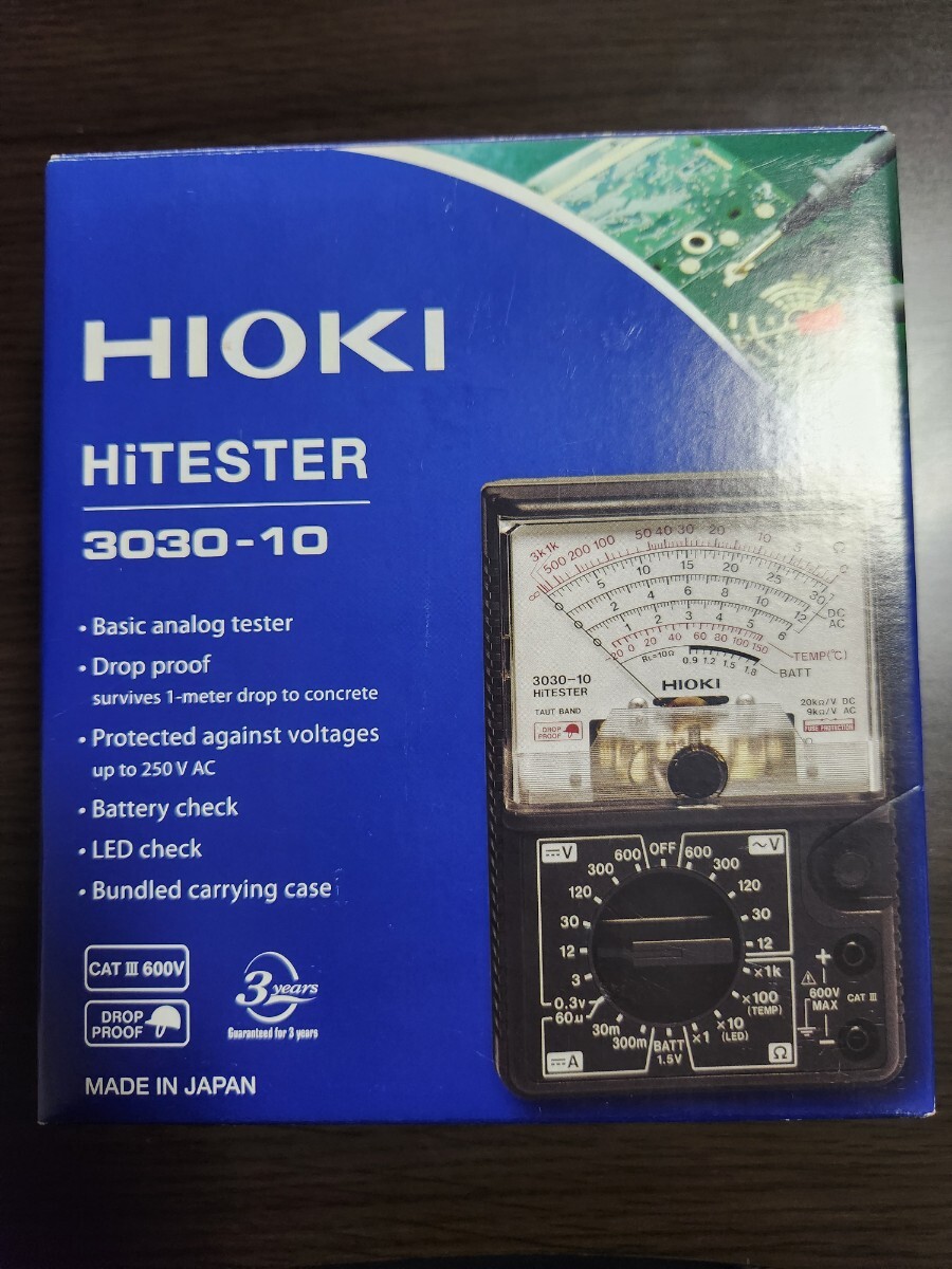 HIOKI ヒオキ 3030-10 アナログ テスター ハイテスター 検電テスター_1