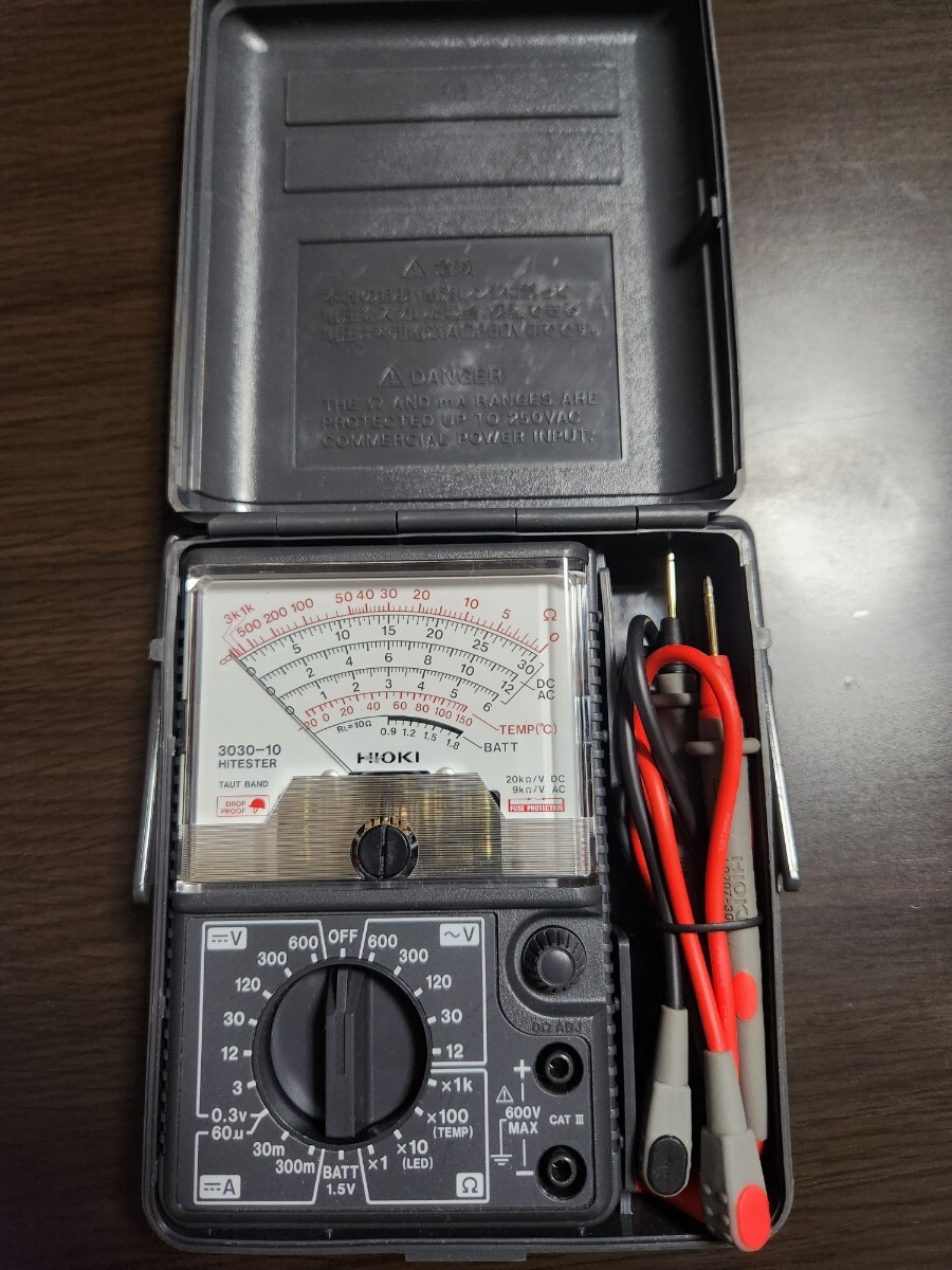 HIOKI ヒオキ 3030-10 アナログ テスター ハイテスター 検電テスター_3