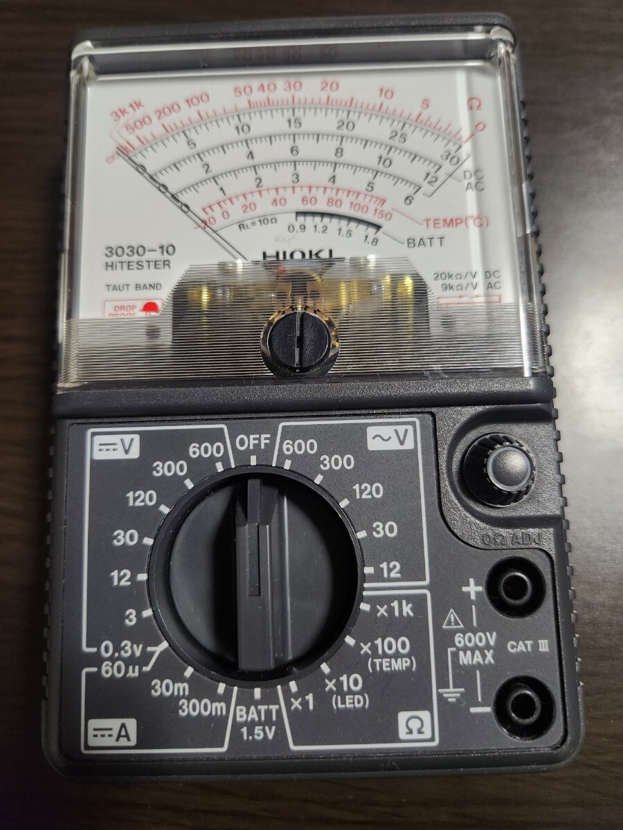HIOKI ヒオキ 3030-10 アナログ テスター ハイテスター 検電テスター_4