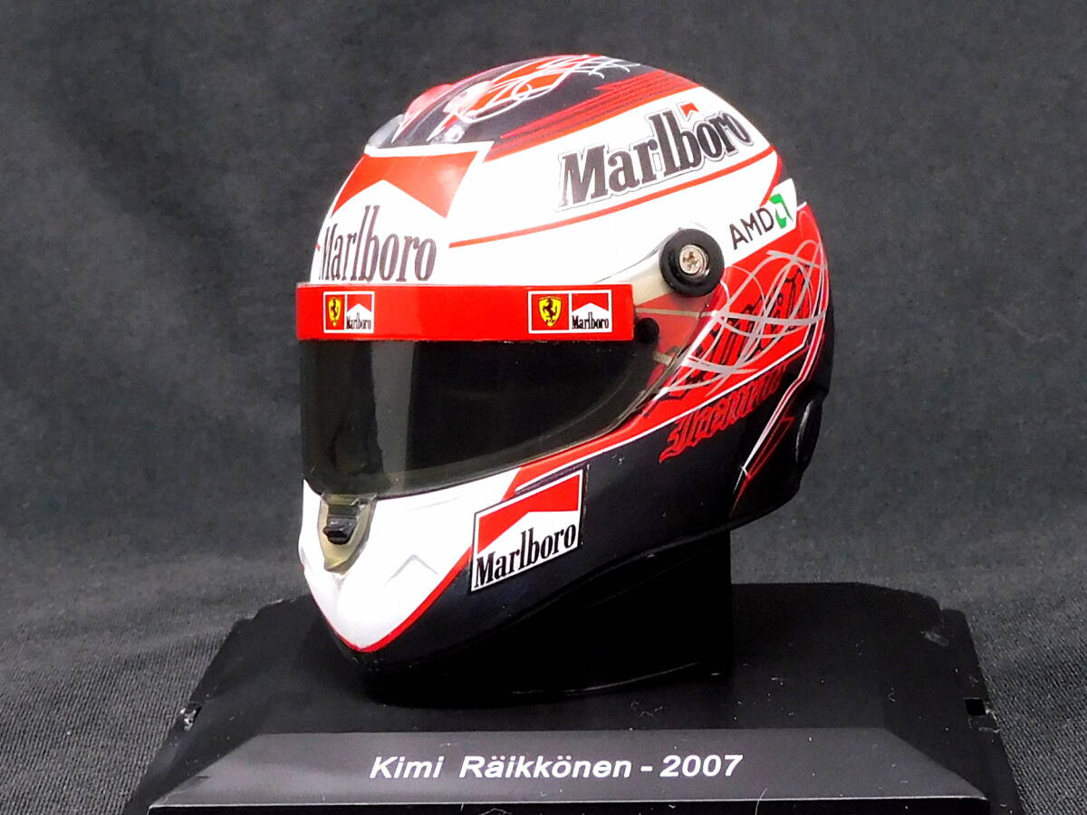 1/5 ヘルメット 2007 K.ライコネン マルボロ仕様 ヘルメット K