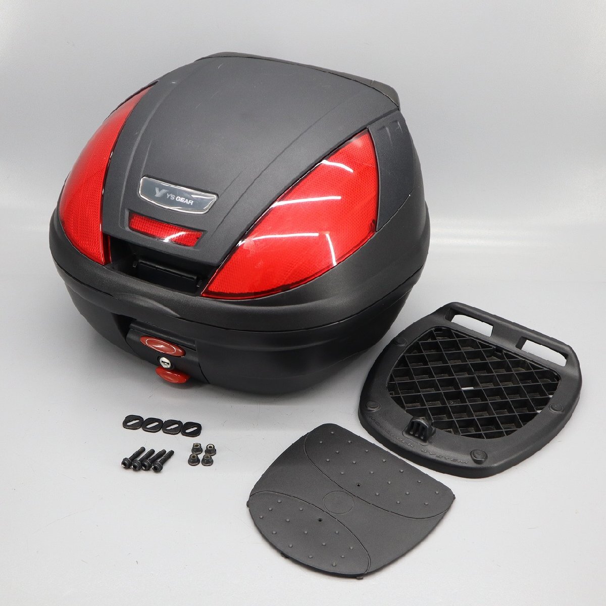 GIVI ジビ E370N ワイズギア リアボックス トップケース モノロック キー無 ベース付 39L　241111BD0054
