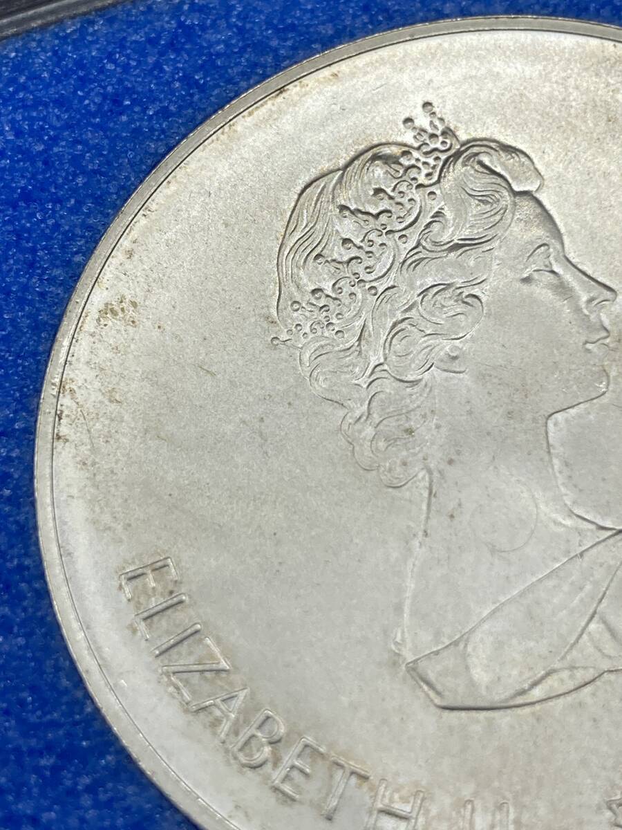 4041】カナダ モントリオールオリンピック 1976年 記念銀貨 エリザベス