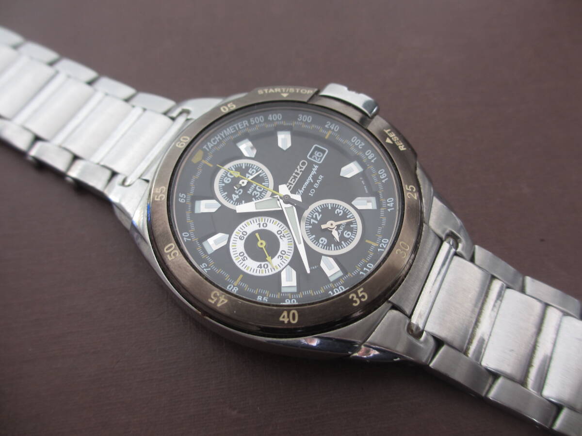 SEIKO/セイコー/7T62-0FR0/クロノグラフ 腕時計/電池交換済み 動作品