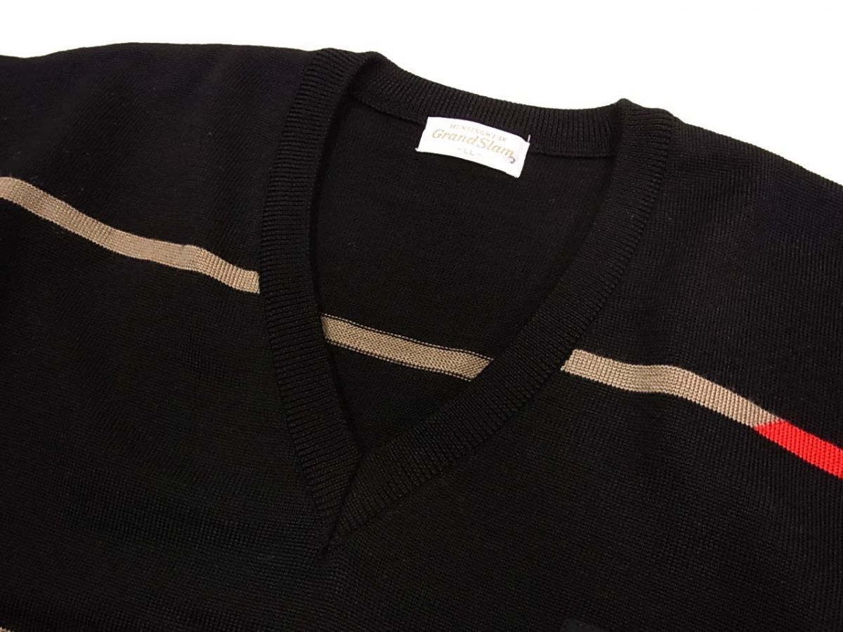 ◇MUNSINGWEAR マンシングウェア ゴルフ Vネック セーター ウール