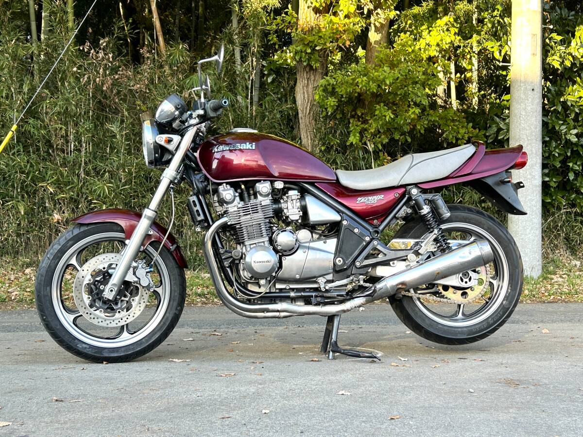 ☆処分セール☆カワサキゼファー1100書類無し車☆部品取り等に☆車体綺麗 エンジンブレーキ電装系作動確認済み KAWASAKI ZEPHYR1100_2