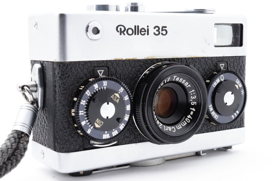 整備済 Rollei 35 ローライ Black フィルムカメラ 露出計OK ドイツ製 0 ✨希少✨シャッターOK✨露出計OK✨Rollei フィルムカメラ