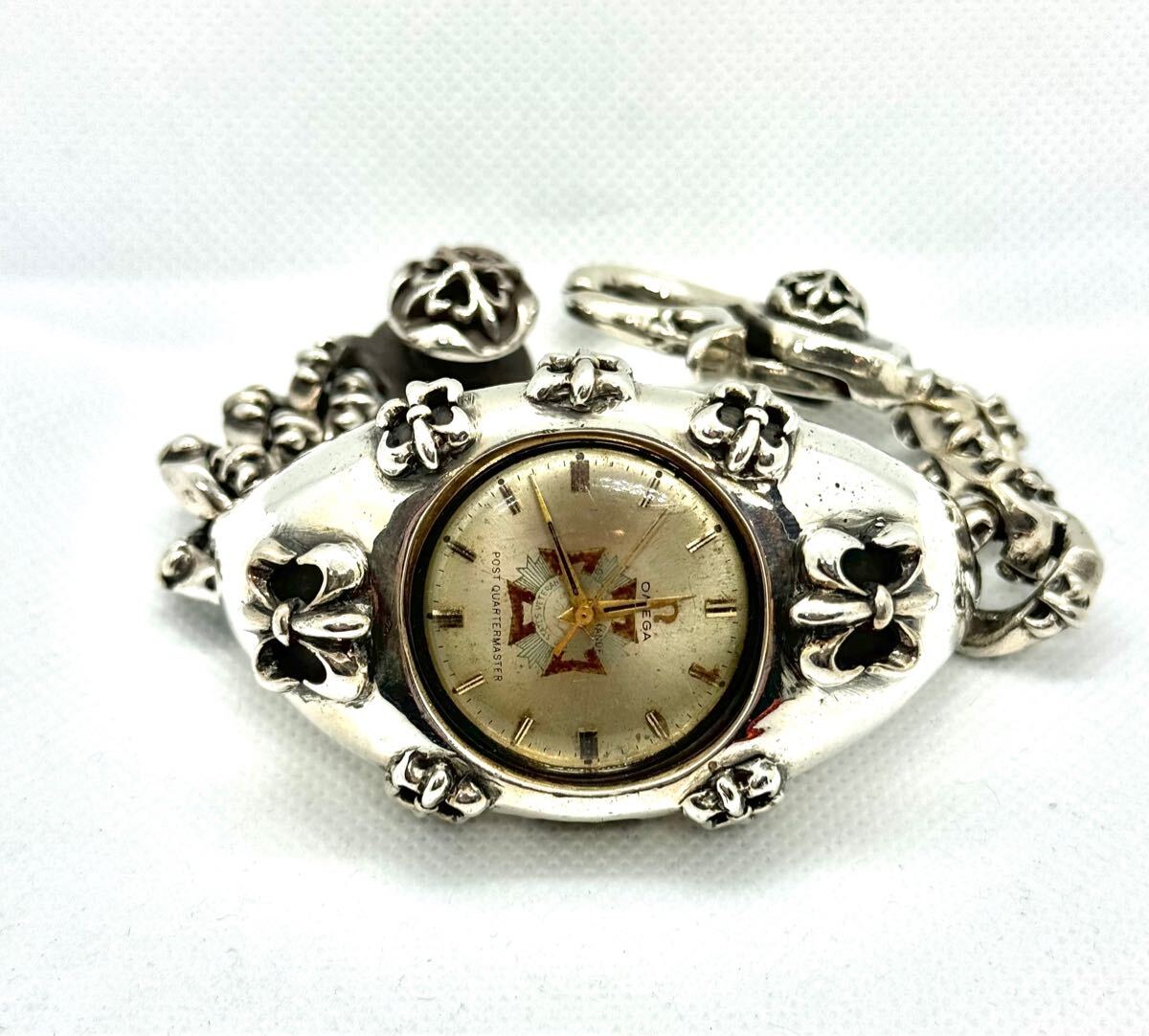 【ギャラ有】OMEGA 希少 超初期 A&G ウォッチ ブレスレット ケース オメガ　 ブレスウォッチ_1