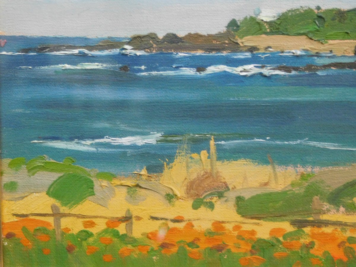 真作 油彩 辻京子 長崎港 風景画 額装 油絵 F6 絵画 メルカリ