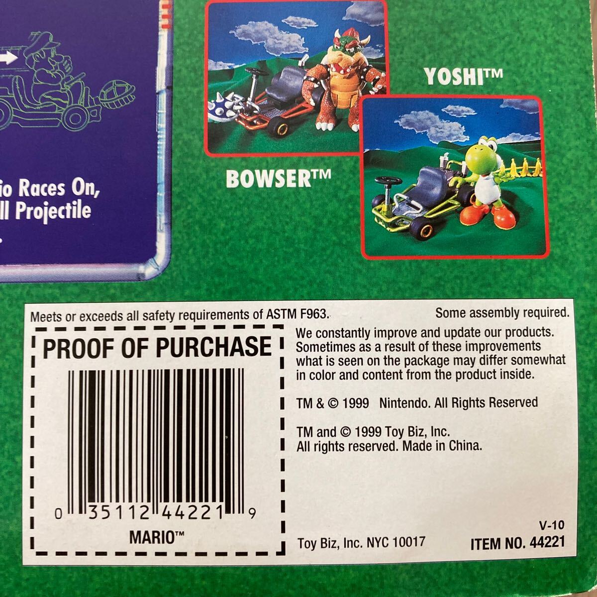 送料無料 ☆ 未開封 TOY BIZ VIDEO GAME SUPER STARS MARIO マリオカート64 マリオ フィギュア Toy Biz NINTENDO_5