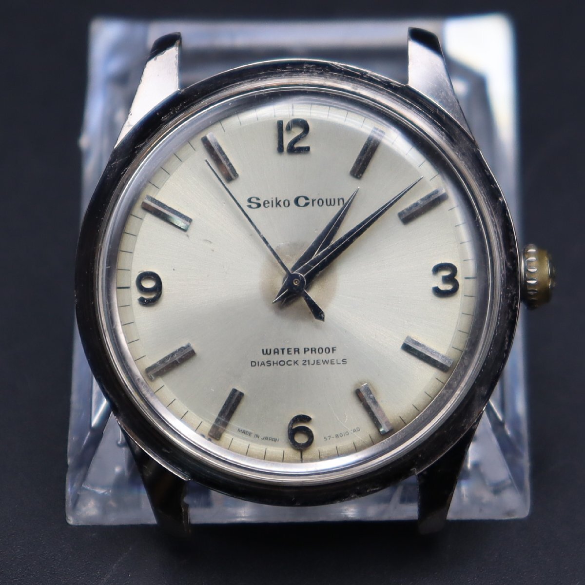 希少 Seiko Crown セイコー クラウン 57-8000 手巻き 21石
