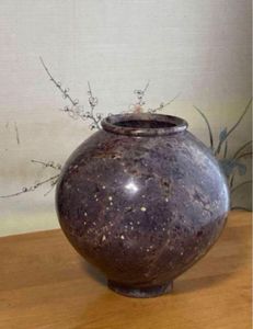 【韓国】高麗大理石壺 花瓶 サイズ/H330*W175*D175(mm) 花器 フラワーベース 製造番号付き【ILSHINSTONE】 高麗大理石壺の値段と価格推移は？｜1件の売買データから高麗大理石壺